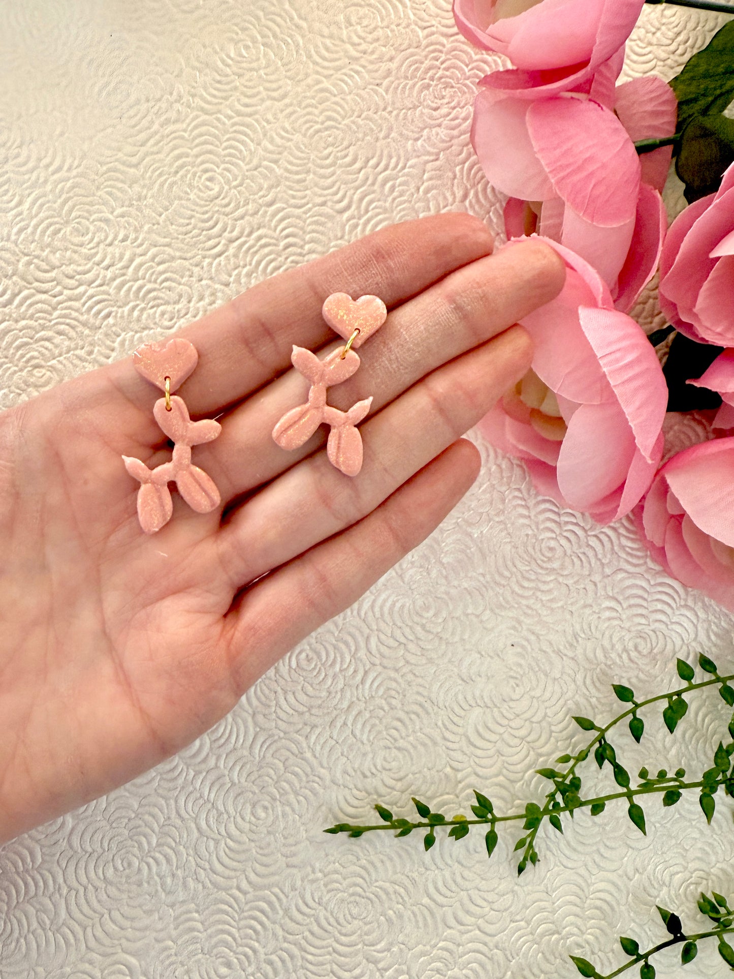 Pink balloon animals