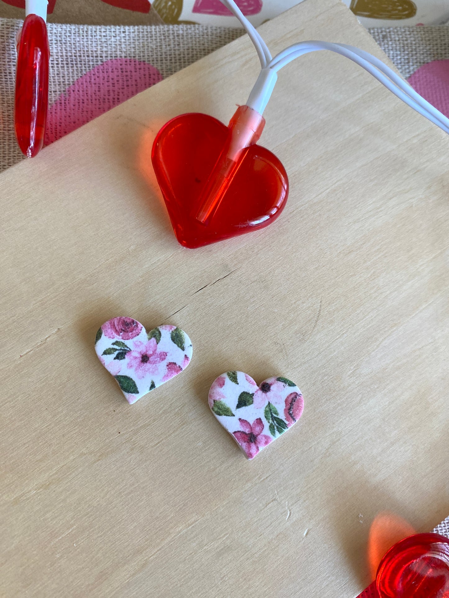 Floral studs