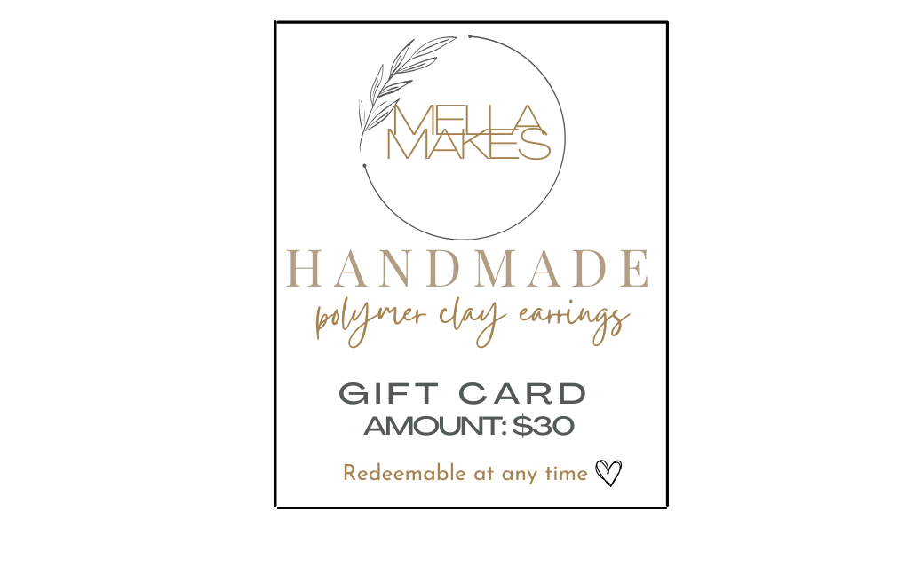 MellaMakes gift card