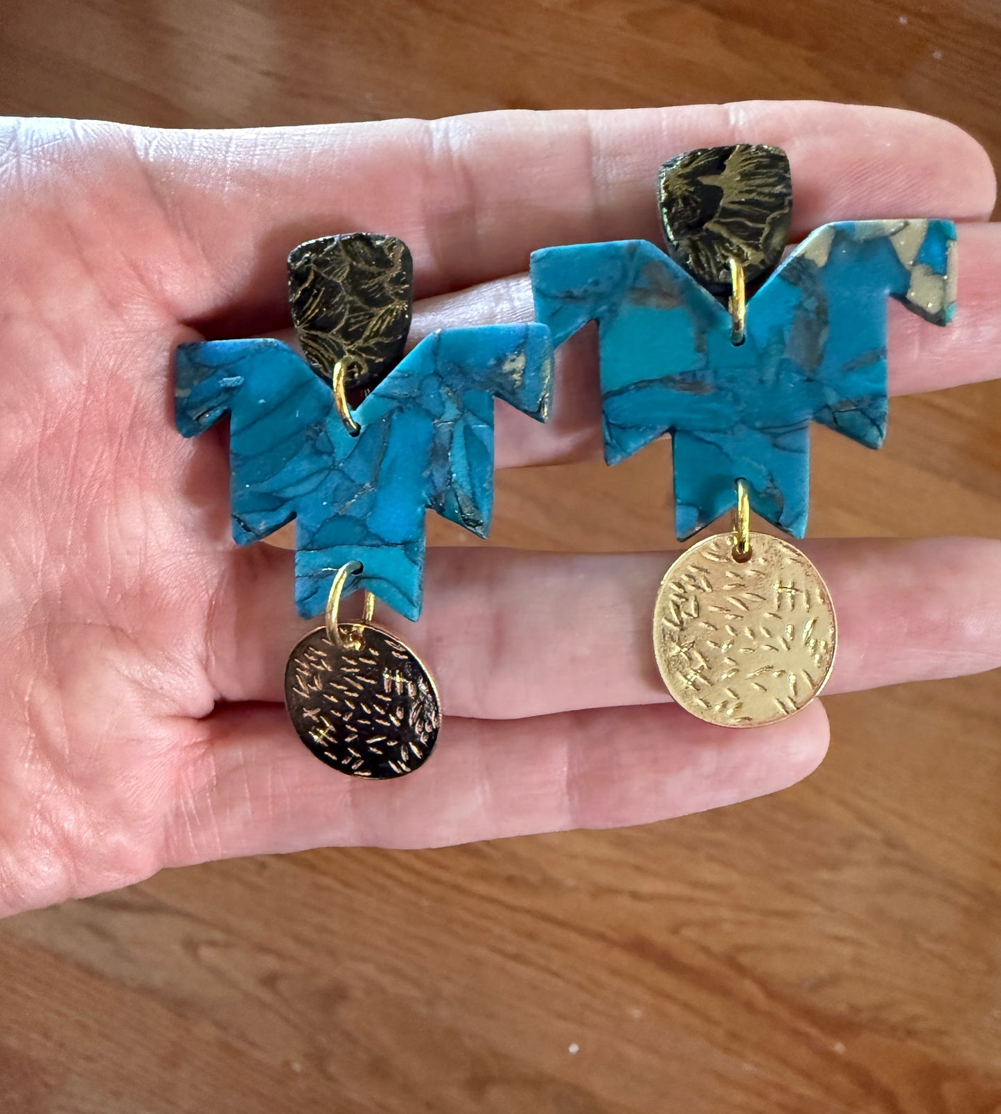 Turquoise with gold