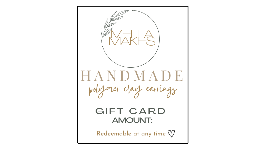 MellaMakes gift card